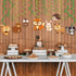 30Ct Woodland Animals Hanging Swirl Decorations, Forest Friends Birthday Party Supplies for Kids, Woodland Creatures