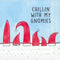 Boston International IHR 3-Ply Paper Napkins, 5 x 5-Inches, Chillin With My Gnomies - 20 Count
