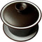 Gaiwan Teacup Kungfu Tea Bowl 4oz/130ml Zisha Red Clay with Sancai Saucers (Black White)