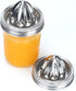 Mason Jar Stainless Steel Juicer Lid (2 Pieces), Citrus Reamer for Wide Mouth Mason Jar