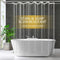 Clear PEVA Plastic Shower Curtain Liner 72" x 72" Premium Lightweight with Rustproof Metal Grommets and Weighted Magnet