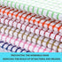 LAZI Kitchen Dish Towels, 6 Pack Bulk Cotton Dish Cloths, 16 Inch x 25 Inch for Drying Dishes