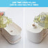 LUNHAJIN Set 4-in-1 Countertop Kitchen Soap Dispenser with Tray and Sponge Holder, Dish and Hand Soap Dispenser