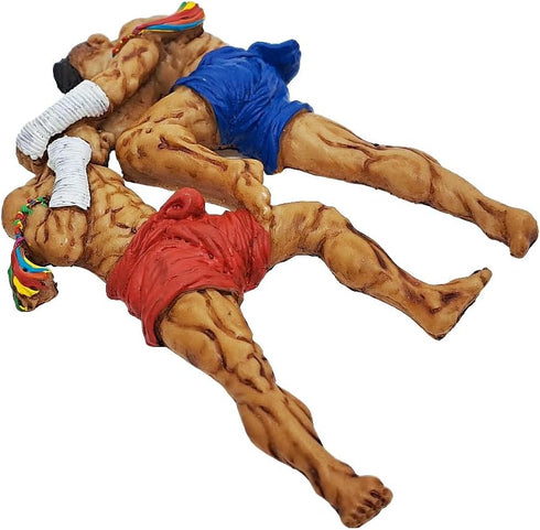 4 " Muay Thai Hak KOR Erawan 3D Resin Fridge Magnet - Break The Elephant s Neck Basic Movement Souvenir