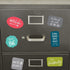 Motivational Magnets, 1 Peel Apart Sheet of 10 Girl Power Locker Magnets, Positive Affirmation Fridge Magnets