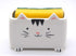 MONMOB Cat Sponge Holder Ceramic Cat Soap Holder Cute Cat Decor Kitchen Accessories