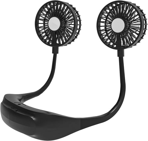 Portable Neck Fan, 360° Cooling Hands-Free Fan, 8000 mAh Battery Operated Quiet Wearable Personal Fan