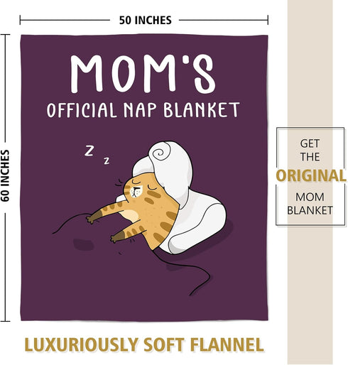 Mommy, 60'' 50'' SteadStyle Mothers Day Mom Gifts from Daughter or Son, Mom Birthday Gifts Blanket, Mother Presents