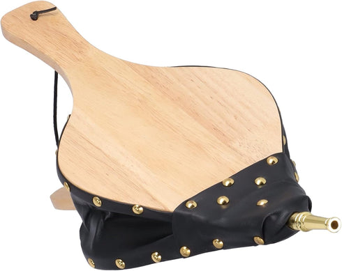 Wood Bellows Fire Fireplace Tools - Durable Solid Wood Blower for Outdoor Cooking and Barbecue