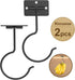 Rimaaiae 2 Packs Under Cabinet Banana Hooks, Foldable Magnetic Banana Holder with Strong