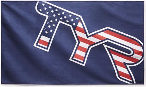 TYR Microfiber Sport Towel: Navy
