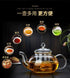 Glass Teapot 20oz with Infuser, Borosilicate Kettle Set for Loose Tea, Stovetop and Microwave Safe