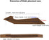 FINDKING Walnut Knife Edge Guard, Wooden Magnetic Sleeve for 5" Japanese Kitchen Knife (Knife Not Included)