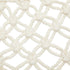 Okuna Outpost Macrame Hanging Fruit Basket Hammock for Kitchen, 6 x 25 x 15 in, White Cotton Modern Under-Cabinet