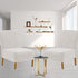 Armless HAOYONG Accent Chair Cover, Stretch Velvet Chair Slipcover Soft Slipper Chair Covers Furniture Protector Covers