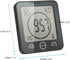 AOZBZ Digital Shower Wall Clock, Waterproof Touch Screen Timer with Alarm, Temperature Humidity Display, Suction Cup
