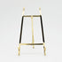 TOPNIKE Table Top Easel, Art Display Easels, Brass Plate Stands for Display, 6 Inch