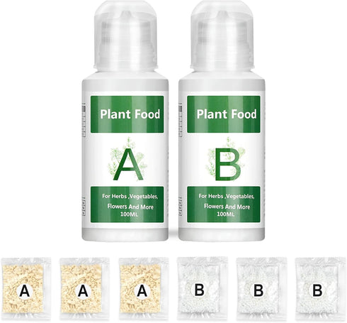 CONNOVA Hydroponic Nutrients, 800ML Hydroponic Plant Nutrients A and B, Universal A&B Indoor