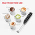 Bonsenkitchen Electric Milk Frother Handheld, Portable Whisk Milk Foam Maker, Battery Operated Drink Hand Mixer