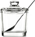 Vencer Clear Glass Sugar Bowl with Lid and Stainless Steel Spoon, 6.3 Ounces (180 ML) Sugar Dispenser