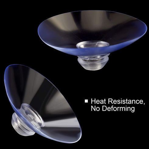 ANCIRS 30 Pack 40mm Suction Cups for Glass Table Tops, Rubber Transparent Anti-Collision Sucker Pad
