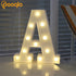 Pooqla LED Marquee Letter Lights Sign, Light Up Alphabet Letter A for Home Party Wedding Decoration