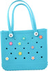 8 Pcs Flower Charm Accessory for Bogg Bags and Simply Southern Totes, Decorative Accessories for Beach Tote Bags