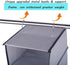 GRANDAN Hat Rack with Upgrade Metal Hooks, 10 Shelf Hanging Closet Organizer for Baseball Caps, Gray