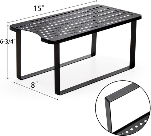 Jucoan Water Filter Dispenser Stand for Counterop, Metal Water Dispenser Holder,15 x 8 x 6.75 Inch Retagular Drink Beverage Dispenser Stand for Party Beverage Station,Stand Only