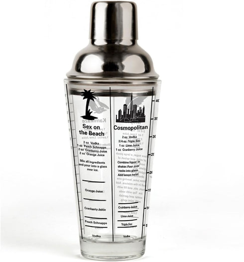 Kikkerland Mix Master Cocktail Shaker