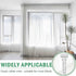 Vertical Blinds Replacement Stem and Gear, White Vertical Blind Repair Kit for Headrail and Carrier Stems