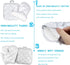 3 Pack 4-12 (7"x4.7", DOERDO Kid Oven Mitts for Children Heat Resistant Kitchen Mitts and Hot Pads, Great for Cooking