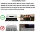 MouJeHom 30''Stove Top Shelf for Kitchen Stove, Stainless Steel Magnetic Spice Over the Stove Rack Flat Organizer Black