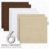 12x12 inches 6 Pack, GREEN LIFESTYLE Checker Washcloths Soft, Durable, Highly Absorbent and Luxurious (Beige)