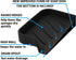 Black Silicone Soap Dish Tray, Self-Draining Holder for Bar Soap, Plastic-Free Soap Dishes for Kitchen Counter