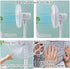 2 Pack Cartoon Fan Cover, Safety Fan Filters for Kids, Washable Finger Protector Summer Fan Guard