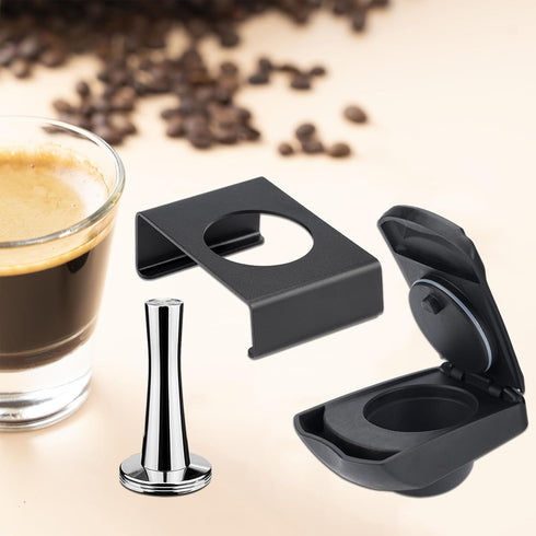 Reusable Coffee Capsule Adapter for Dolce Gusto edgLUMIO DG325 Machine with 41mm Tamper