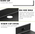 8 inch, 2 Pack Small Floating Shelves, Adhesive Bluetooth Speaker Shelf, Renter Friendly Floating Corner Shelves