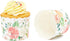 Sparkle and Bash 50 Pack Floral Cupcake Wrappers, Watercolor Flower Paper Baking Cups for Parties