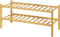 Kitsure Bamboo Wooden Shoe Rack for Closet - Stackable Shoe Organizer with