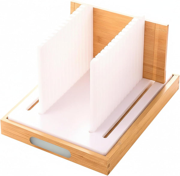 Upgraded Bread Slicer for Homemade Bread, 3 Adjustable Loaf Widths and 3