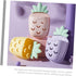 Hemoton 2 Pcs Wall Hanging Storage Basket, Pineapple Bathroom Organizer, Wall Mounted Toothbrush & Phone Holders
