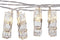 Sterno Home GL42589 LED Battery-Operated Clip String Lights, 10.5 Feet, Warm White