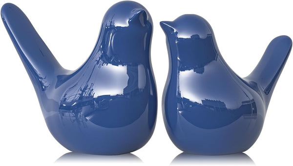 XMGZQ Small Ceramic Bird Statue and Sculpture for Home Decor Accents,Modern Animal