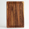 Wooden Cutting Board for Kitchen, Acacia Wood Chopping Board for Meat, Vegetables, Fruit & Cheese, 15x10 Inches