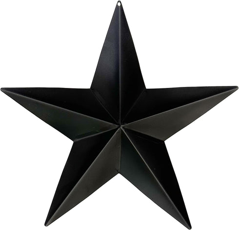 rainbow handcrafts Rustic Metal 3D Barn Star - Patriotic Wall Decoration for July 4th Americana Outdoor Decor