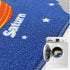 Blue Solar System Kids Area Rug - Educational Learning Carpet for Playroom & Nursery (39" Round)