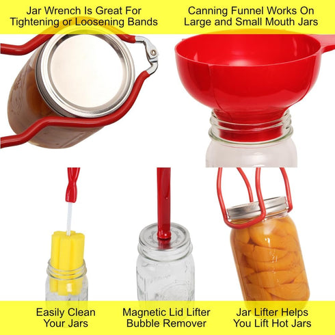 Canning Tools Kit with Jar Wrench