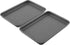 GoodCook Everyday Gray Set of 2 Nonstick Steel 9" x 6.2" Mini Baking Sheets for Toaster Oven