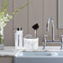 3 1 Set Countertop, Soap Dispenser with Sponge Holder, Kitchen Soap Dispenser Pump, Sponge Caddy and Brush Holder